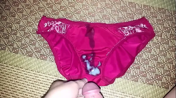XXX Dreamy purple underwear | Cum on panties compilation the best mega Movies