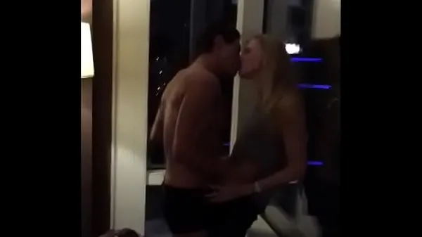 XXX Blonde wife shared in a hotel room mega film
