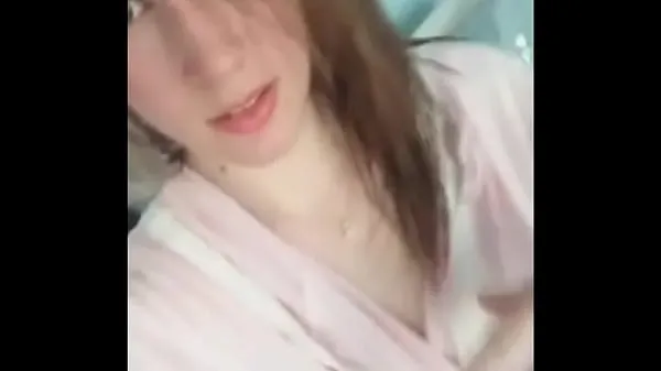 XXX Young naughty girl masturbating orgasm... (leak video film besar
