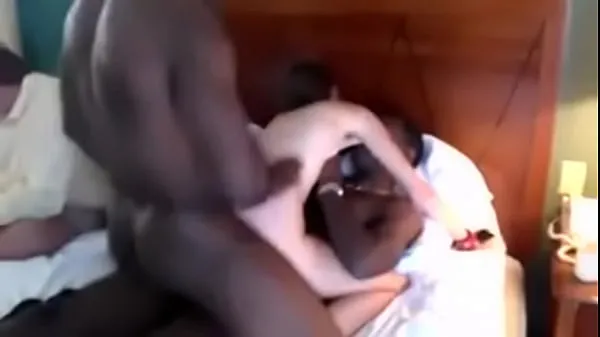 XXX wife double penetrated by black lovers while cuckold husband watch megafilmer