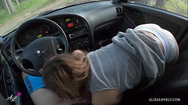 XXX Horny Passenger Sucks Dick While Driving Car and Fucks Driver POV - Alisa Lovely mega Movies