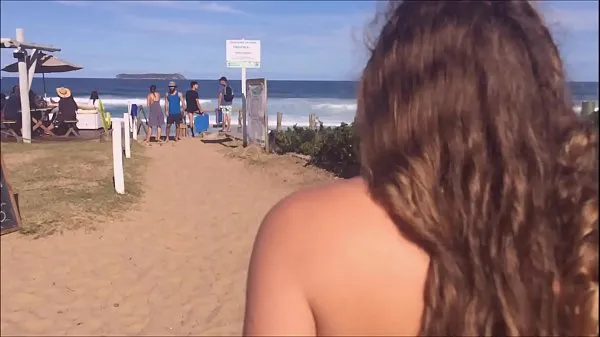 XXX Video do nosso canal no YouTube "Kellenzinha Sem Segredos" - O que rola na Praia de nudismo mega film