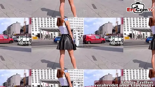 XXX young 18yo au pair tourist teen public pick up from german guy in berlin over EroCom Date public pick up and bareback fuck megafilmer