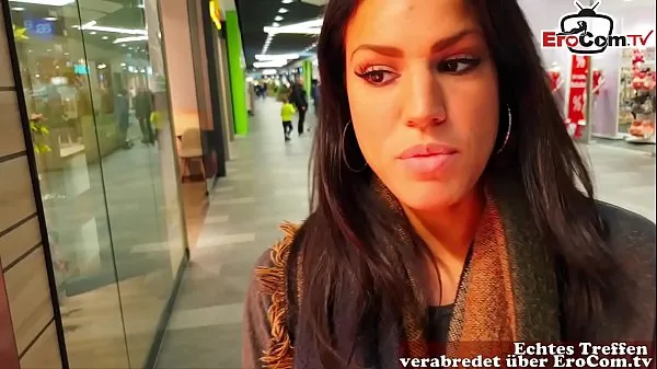 XXX German amateur latina teen public pick up in shoppingcenter and POV fuck with huge cum loads mega filmy