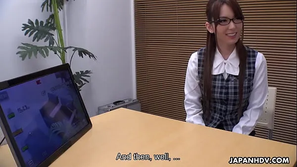 XXX Japanese office lady, Yui Hatano is naughty, uncensored megaelokuvaa