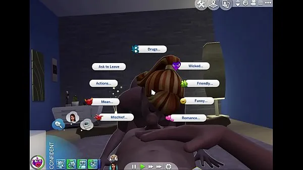 XXX Горячее черное дерево в видео от первого лица, VR Sims, порно с WickedWhims, 1080p mega filmy