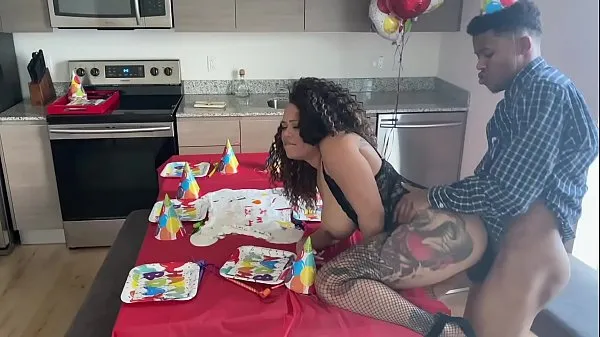 XXX nobody came to my bday party so my stepmom gave me an extra surprise... pt1 mega Movies