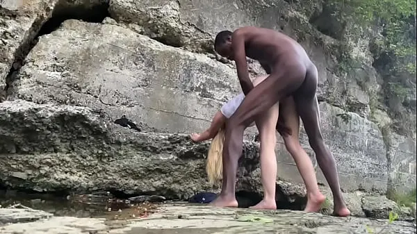 XXX BigDaddyKJ: Interracial Couple Fucks On Hike | Preview mega Movies