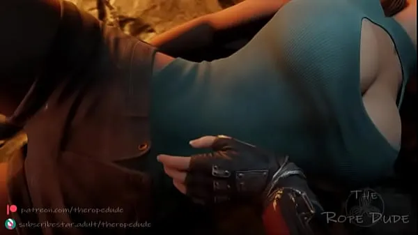 XXX Lara Croft tied up and played with by Tifa [TheRopeDude megafilmek