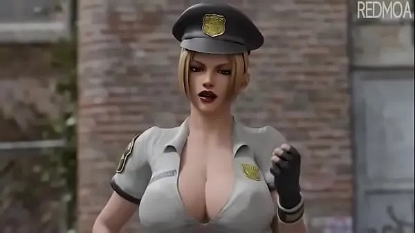 XXX female cop want my cock 3d animation 메가 영화