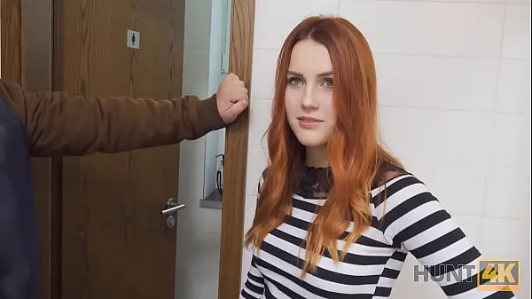 XXX HUNT4K. For cash cuck permits hunter to fuck red-haired GF in restroom أفلام ضخمة