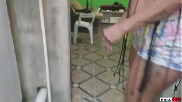 XXX KSAL HOT goes out to look for a place to fuck on the street, and finds an abandoned house, the owner arrives at the time of the fuck and eats Danny hot's naughty pussy too megaelokuvaa
