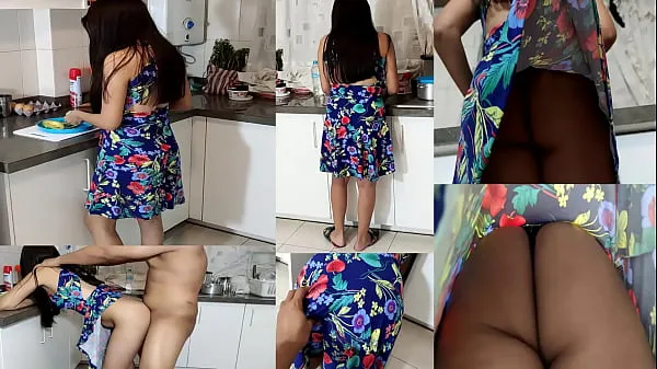 XXX step Daddy Won't Please Tell You Fucked Me When I Was Cooking - Stepdad Bravo Takes Advantage Of His Stepdaughter In The Kitchen 메가 영화