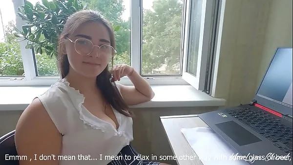 XXX Sexy English Teacher Helps to Relieve Stress before an Exam - MarLyn Chenel میگا موویز