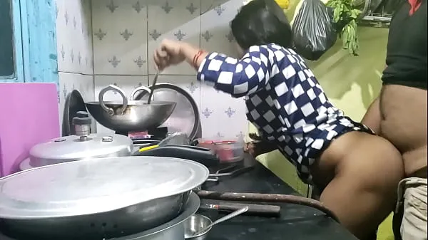XXX The maid who came from the village did not have any leaves, so the owner took advantage of that and fucked the maid (Hindi Clear Audio mega Movies