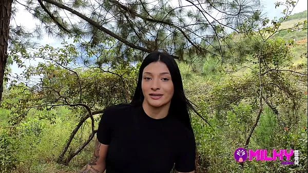 XXX Offering money to sexy girl in the forest in exchange for sex - Salome Gil film besar