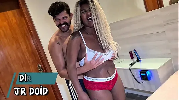 XXX Brazilian big natural tits black slut from Rio de Janeiro on amateur interracial video fucking until swallow cum mega Movies