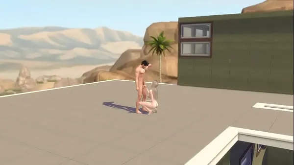 XXX Went up to the roof to get laid megafilms