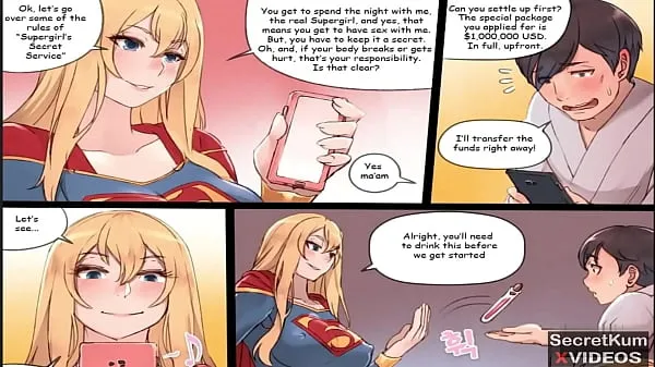 Supergirl - Marvel Super hero is a dirty prostitute at Night