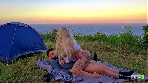XXX Risky Sex Real Amateur Couple Fucking in Camp - Sexdoll 520 mega film