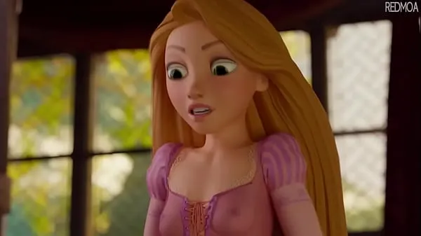XXX Rapunzel Sucks Cock For First Time (Animation mega film
