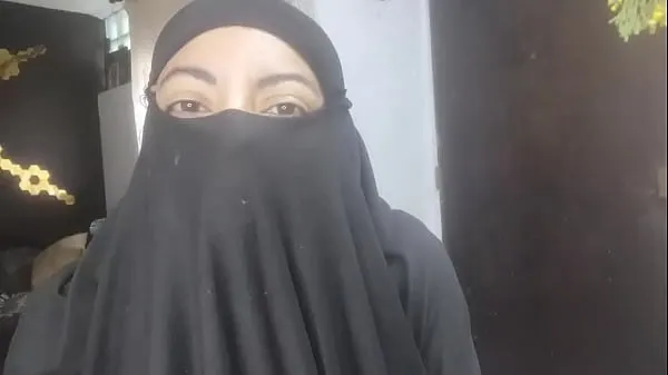 XXX Real Horny Amateur Arab Wife Squirting On Her Niqab Masturbates While Husband Praying HIJAB PORN mega filmy