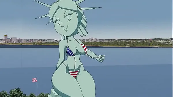 XXX Statue of Liberty — Tansau (Porn Animation, 18 megafilms