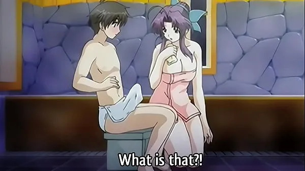 XXX Step Mom gives a Bath to her 18yo Step Son - Hentai Uncensored [Subtitled मेगा मूवीज़